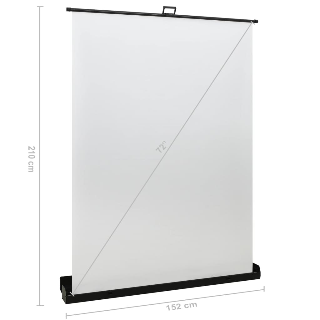 Photography Backdrop White 72" 4:3